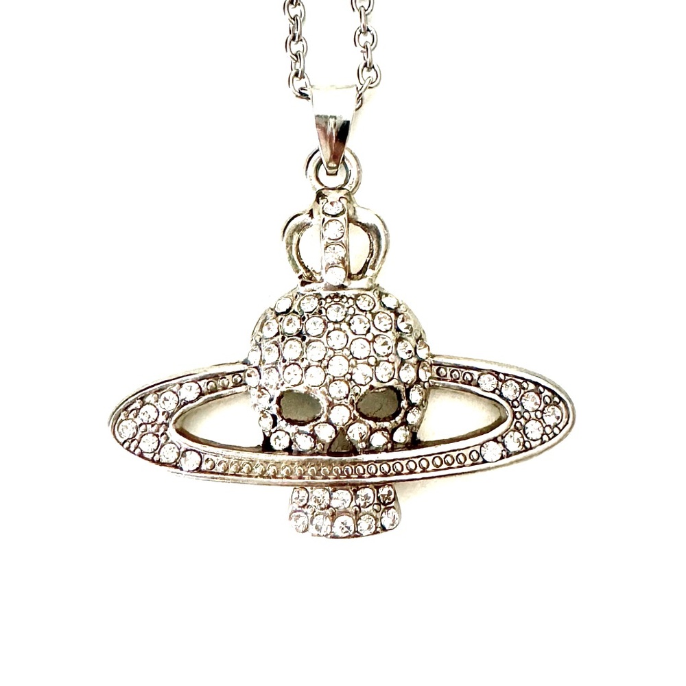 SILVER SKULL Necklace - Picture 3 of 6